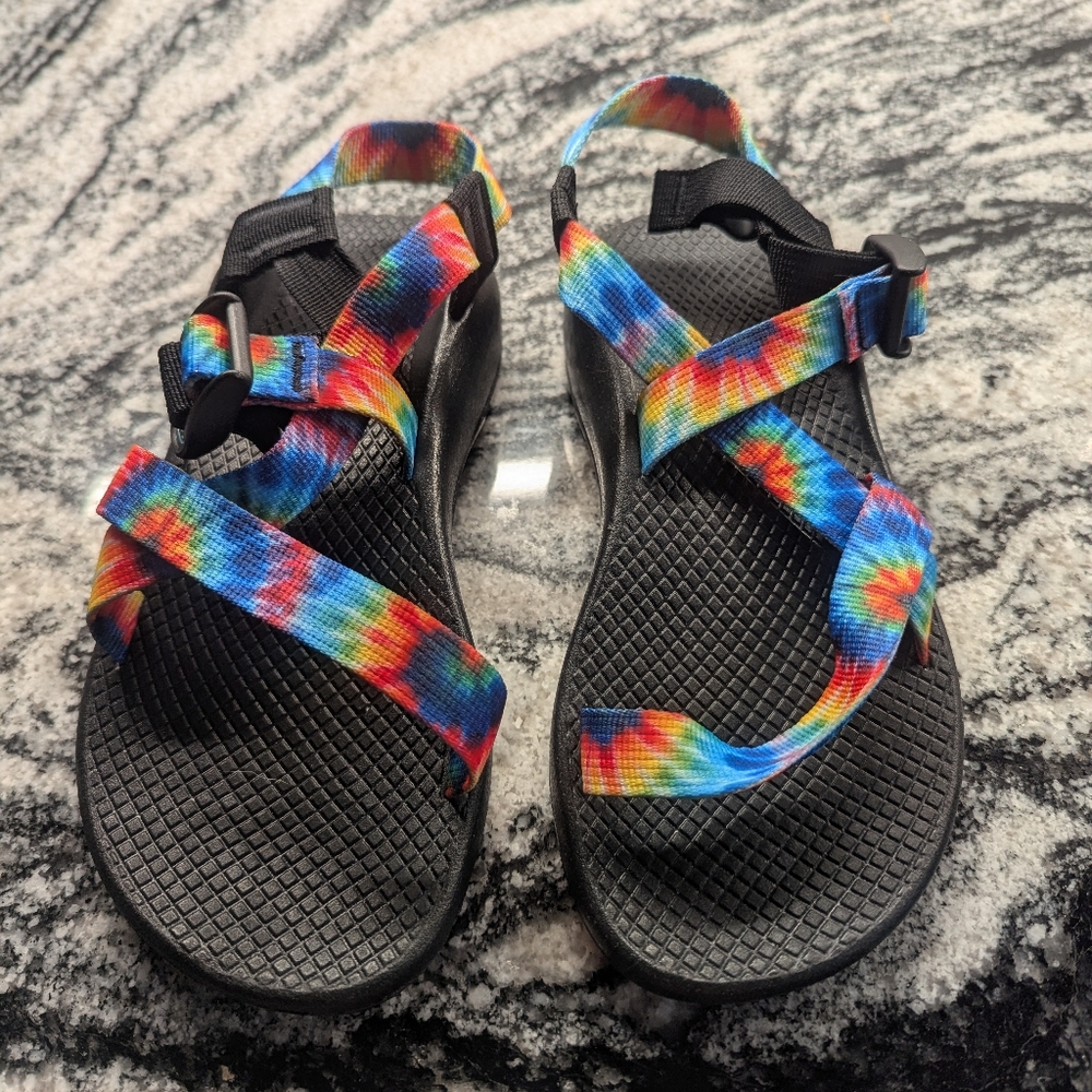 Chaco Sandals with Tie-Dye Straps